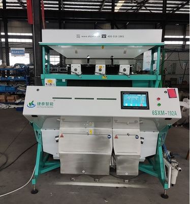 白く黒いブラウンの黄色く赤い米色の選別機3シュート192のチャネル