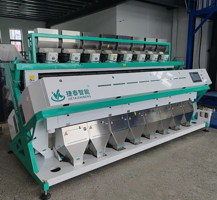 8つのシュートは色の選別機をふりかける機械スパイスが分類機械を着色する