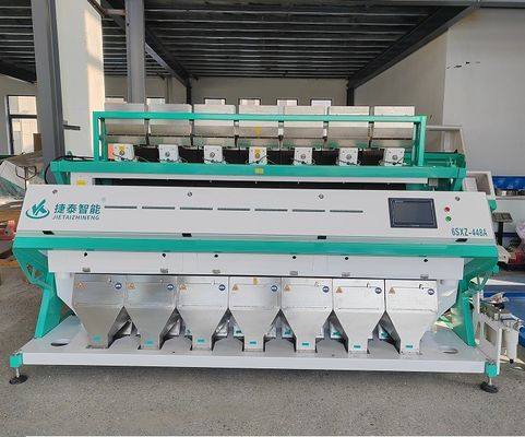 7 落とし穴 448 チャネル 黄色い米色ソート機 CCDセンサー
