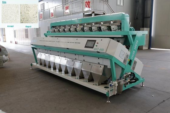 ODM CCD Paboiled 鉱石色選別機機械 10 シュート 640 チャンネル