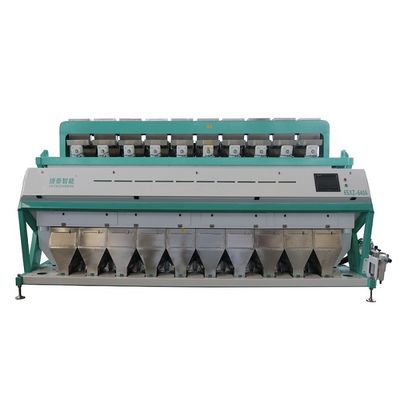 CCD 10シュートの穀物のナッツ豆のための光学色の選別機機械