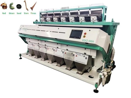 CCD RGB ピーナッツ ライス色選別機 7 シュート