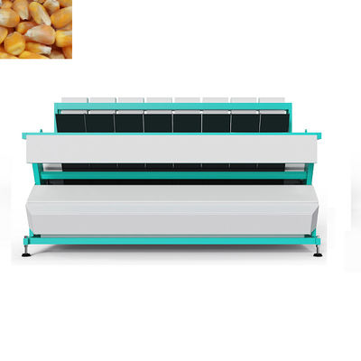 フル オートマチックCCD 8は穀物を処理するためのトウモロコシの分類機械をシュートで降ろす