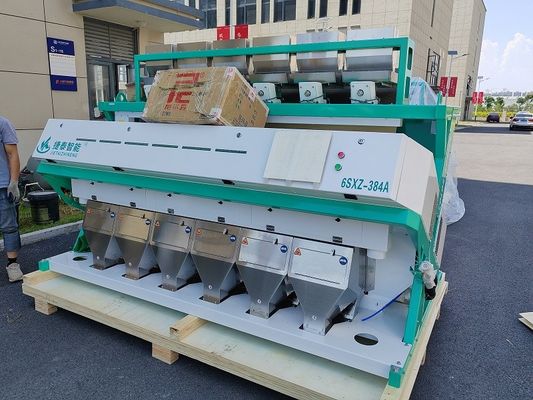 Jietai 6SXZ-384Aの米色の選別機機械容易な操作の理性的な生産